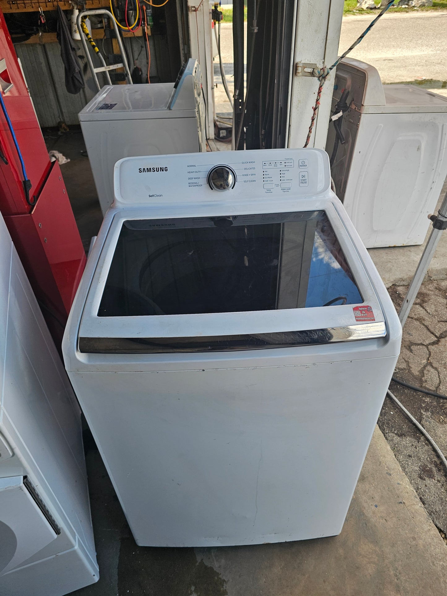 Samsung WA50N7450AW/A4 High-Efficiency Top-Load Washer