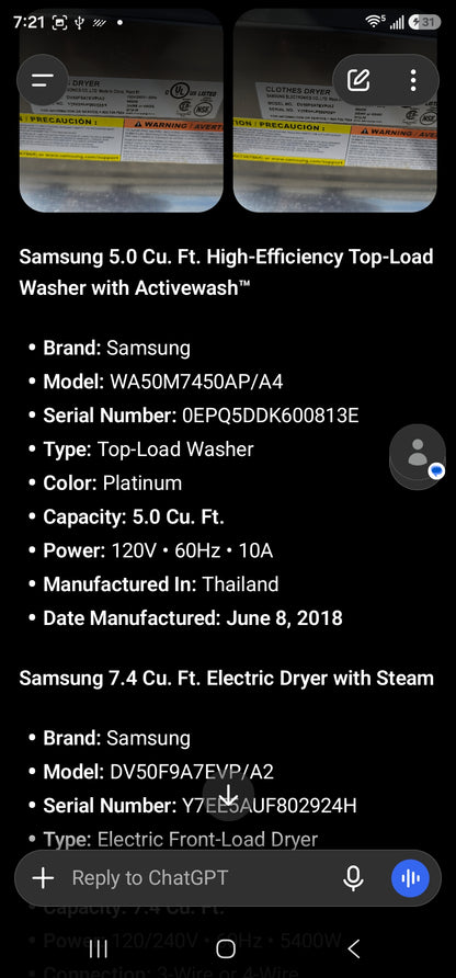 Samsung 5.0 Cu. Ft. High-Efficiency Top-Load Washer with Activewash™