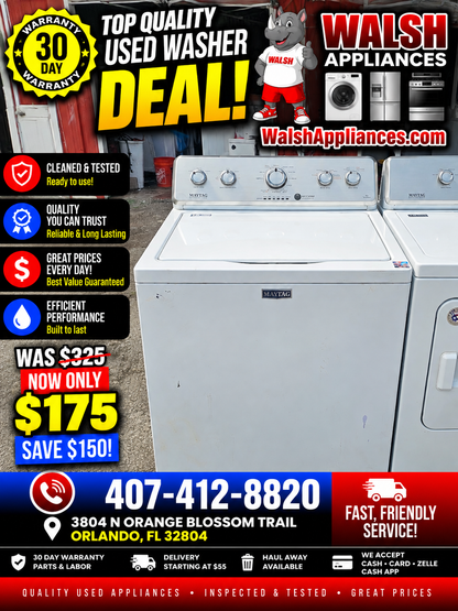 Maytag 4.2 Cu. Ft. High-Efficiency Top Load Washer with Deep Fill Option