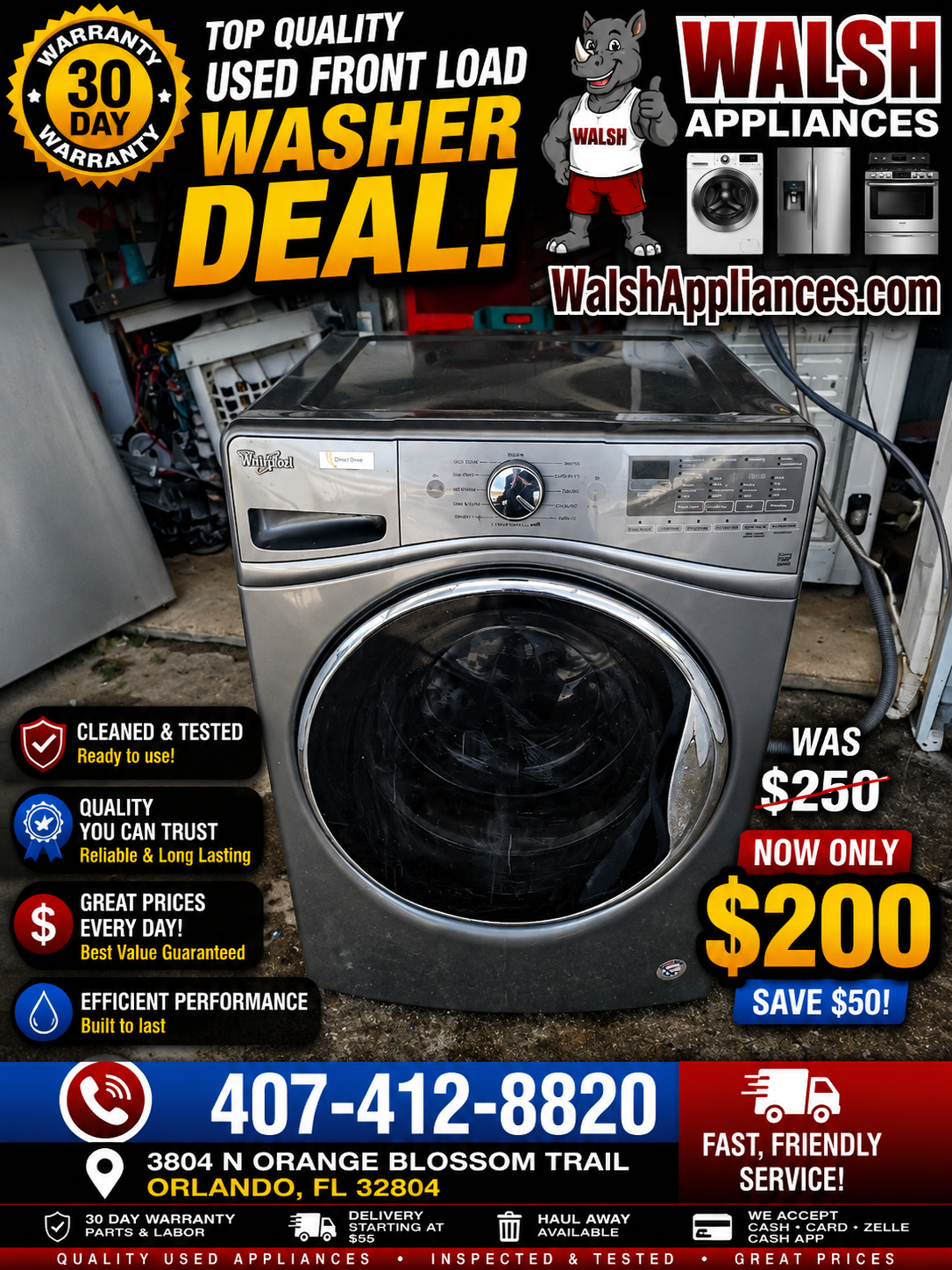 Whirlpool 4.5 cu. ft. High-Efficiency Front Load Washer