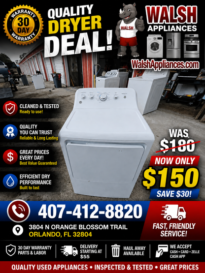 GE Electric Dryer .