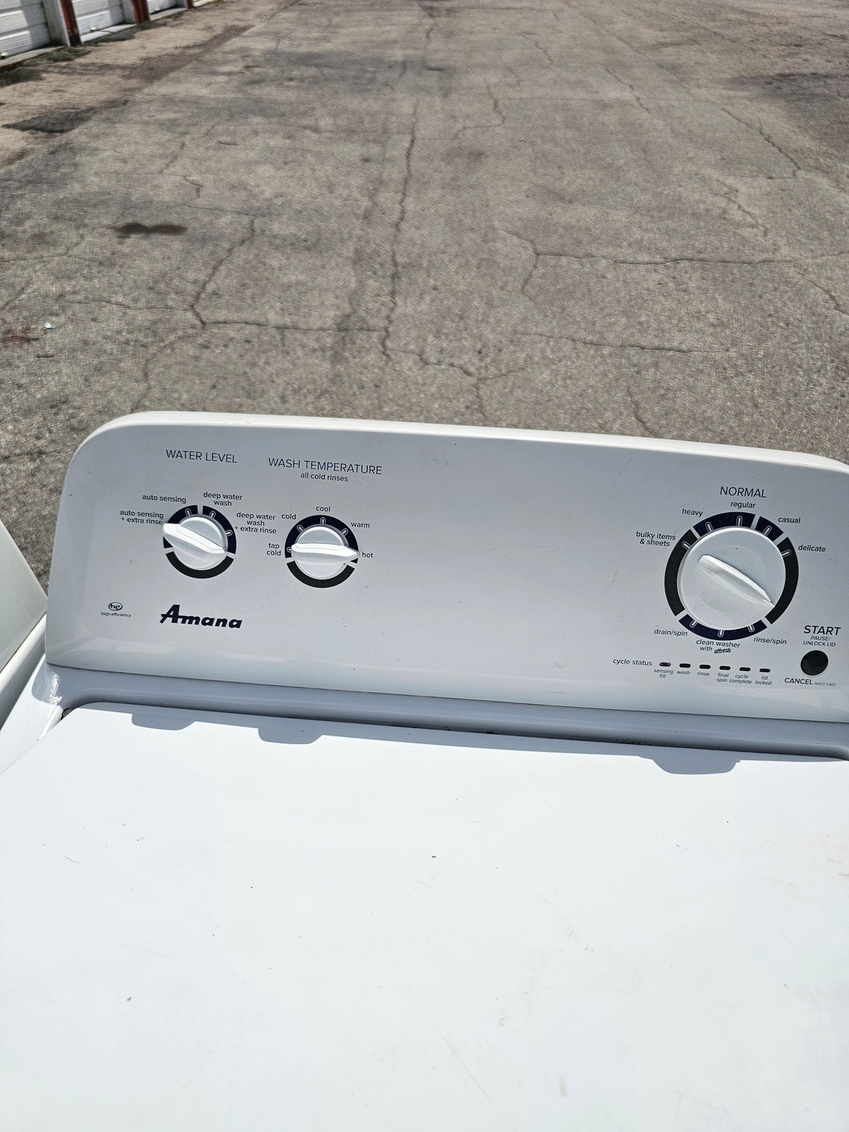 Amana Washer And Electric Dryer Set