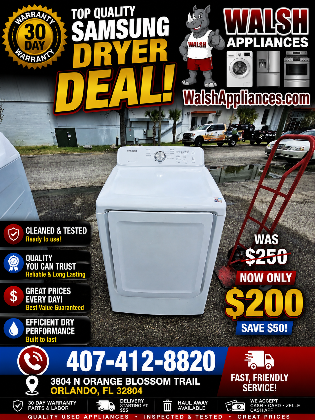 Samsung DV40J3000EW Electric Dryer