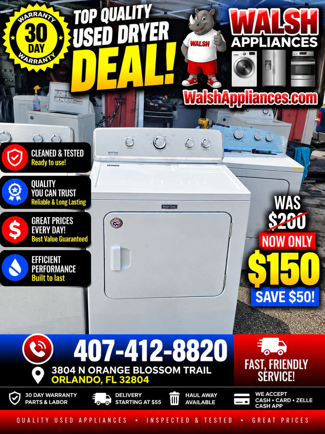 Maytag 7.0 Cu. Ft. Electric Dryer