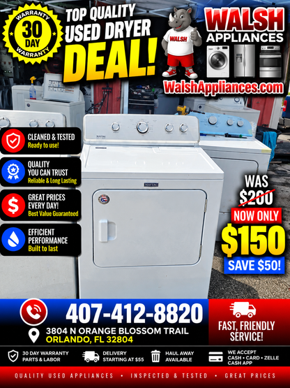 Maytag 7.0 Cu. Ft. Electric Dryer