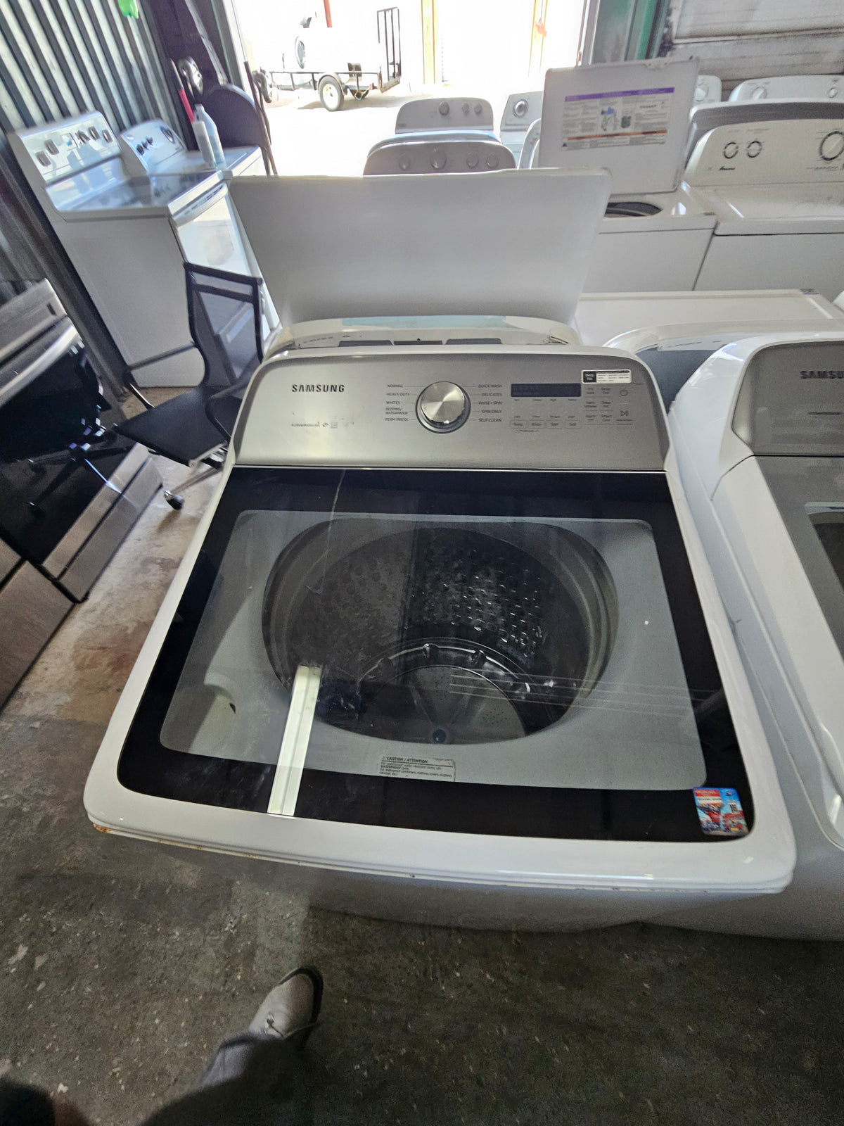 Samsung 5.4 Cu. Ft. High-Efficiency Top Load Washer with Active WaterJet
