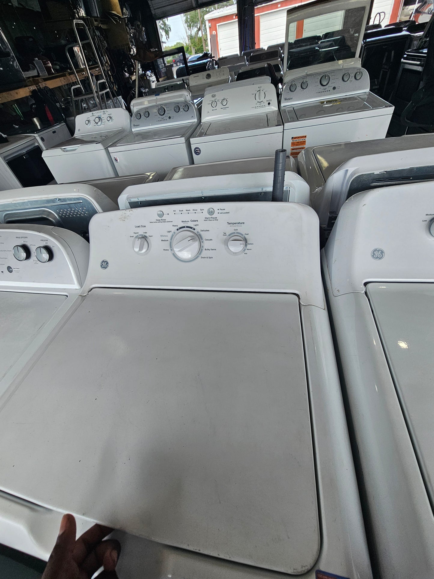 GE GTW335ASN1WW Top-Load Washer