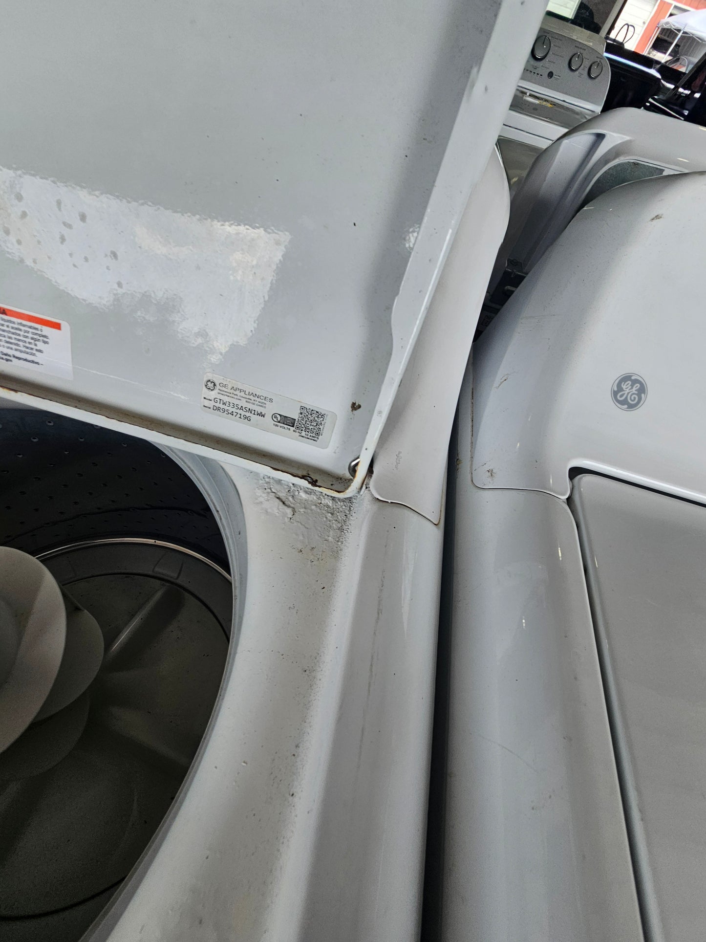 GE GTW335ASN1WW Top-Load Washer