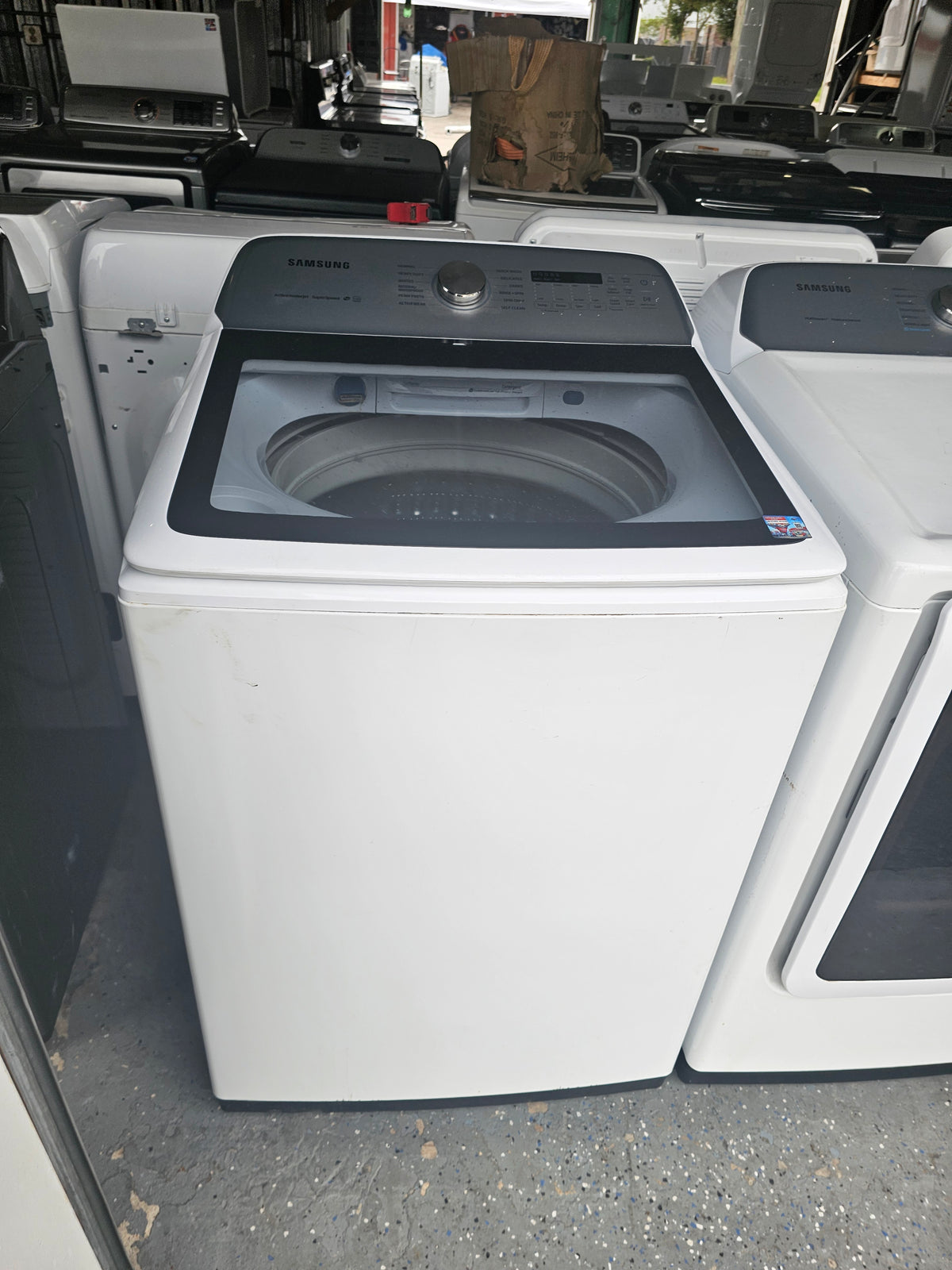 Samsung Washer And Electric Dryer Set