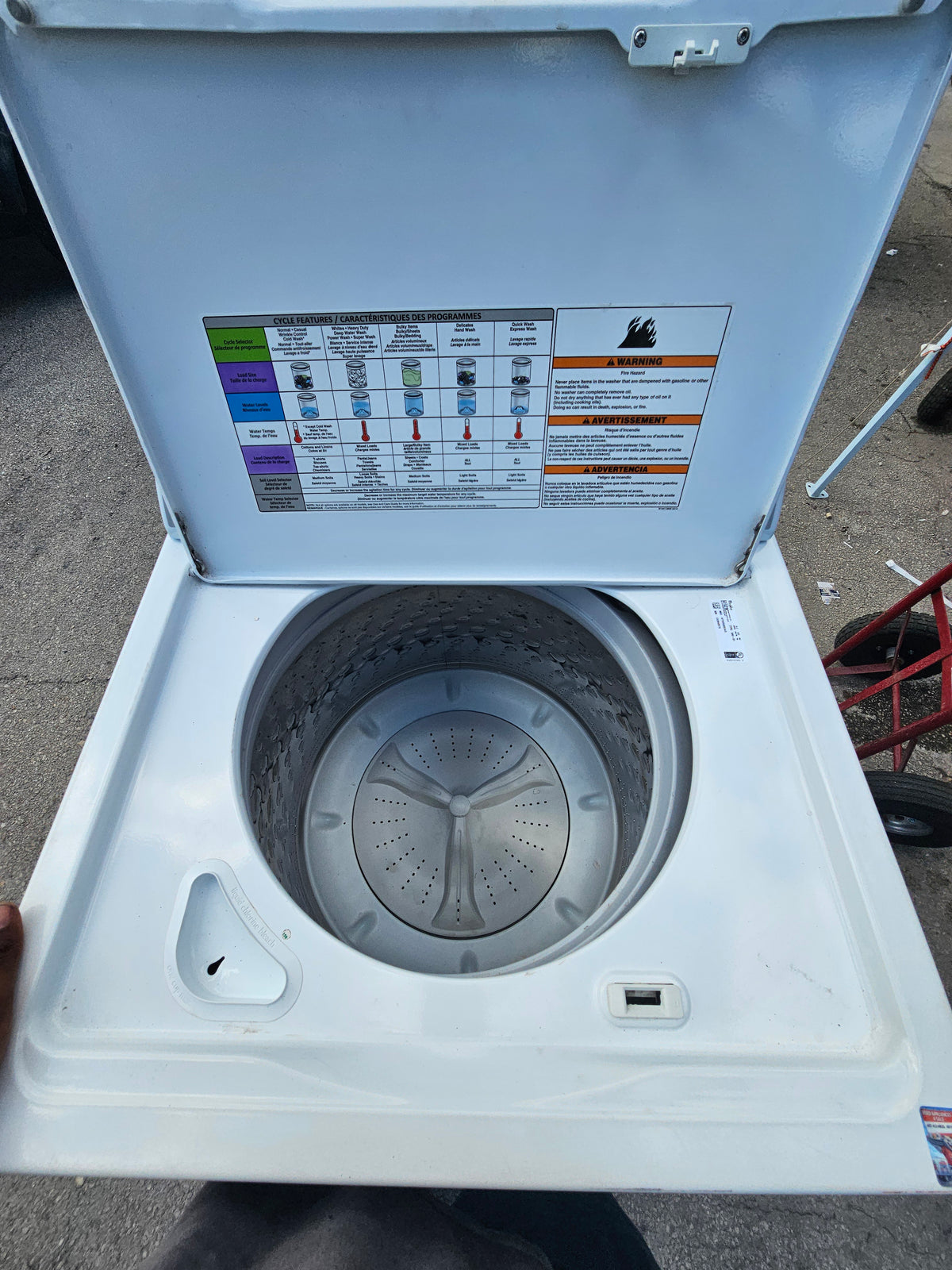 Whirlpool WTW5000DV Top Load Washer