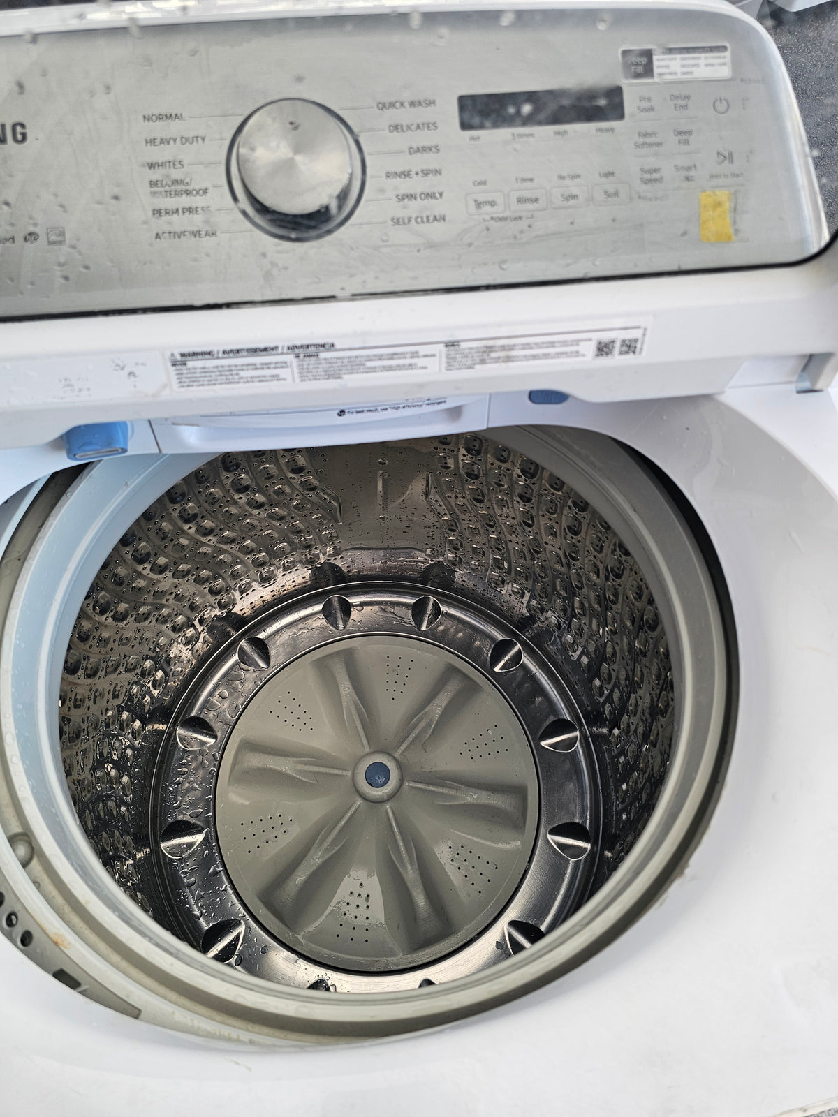 Samsung 5.0 Cu. Ft. High-Efficiency Top Load Washer with Active WaterJet