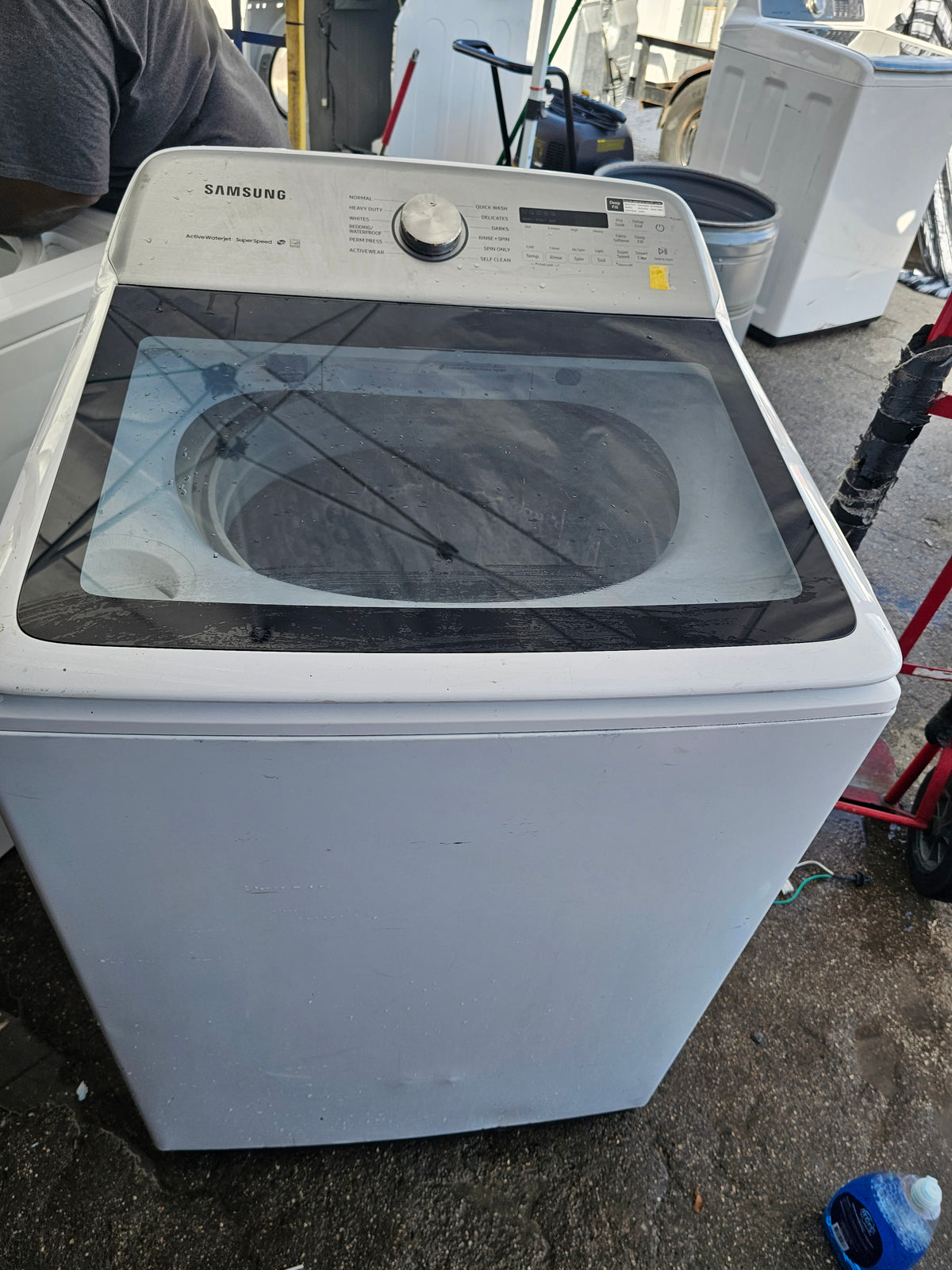 Samsung 5.0 Cu. Ft. High-Efficiency Top Load Washer with Active WaterJet