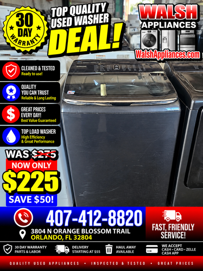 Samsung 5.0 Cu. Ft. High-Efficiency Top-Load Washer with Activewash™