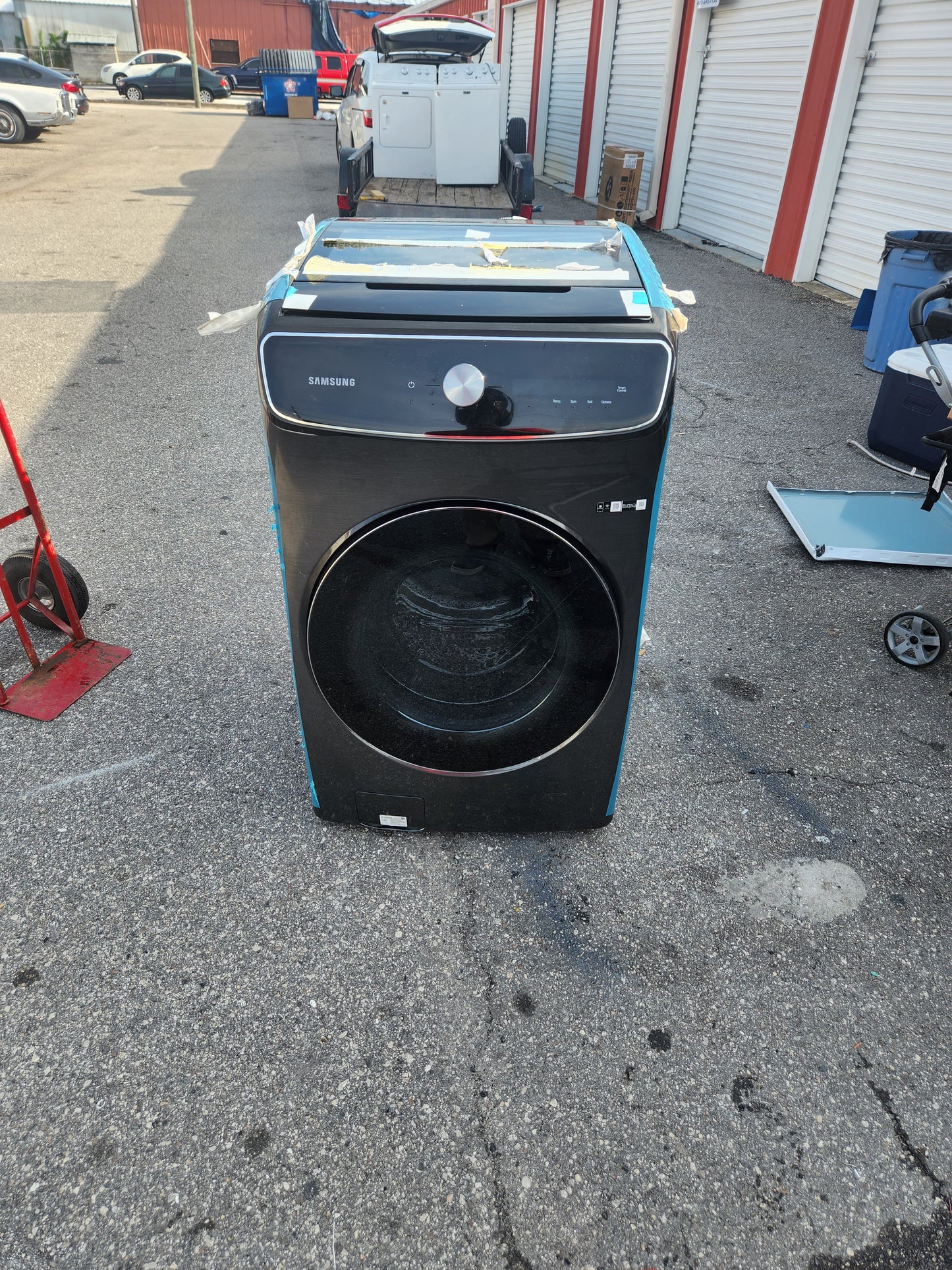 Samsung Washer - Black - 27 Inch Front Load Smart Washer with 6.0 cu. ft. Capacity