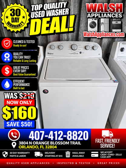Whirlpool 3.5 cu. ft. High-Efficiency Top-Load Washer