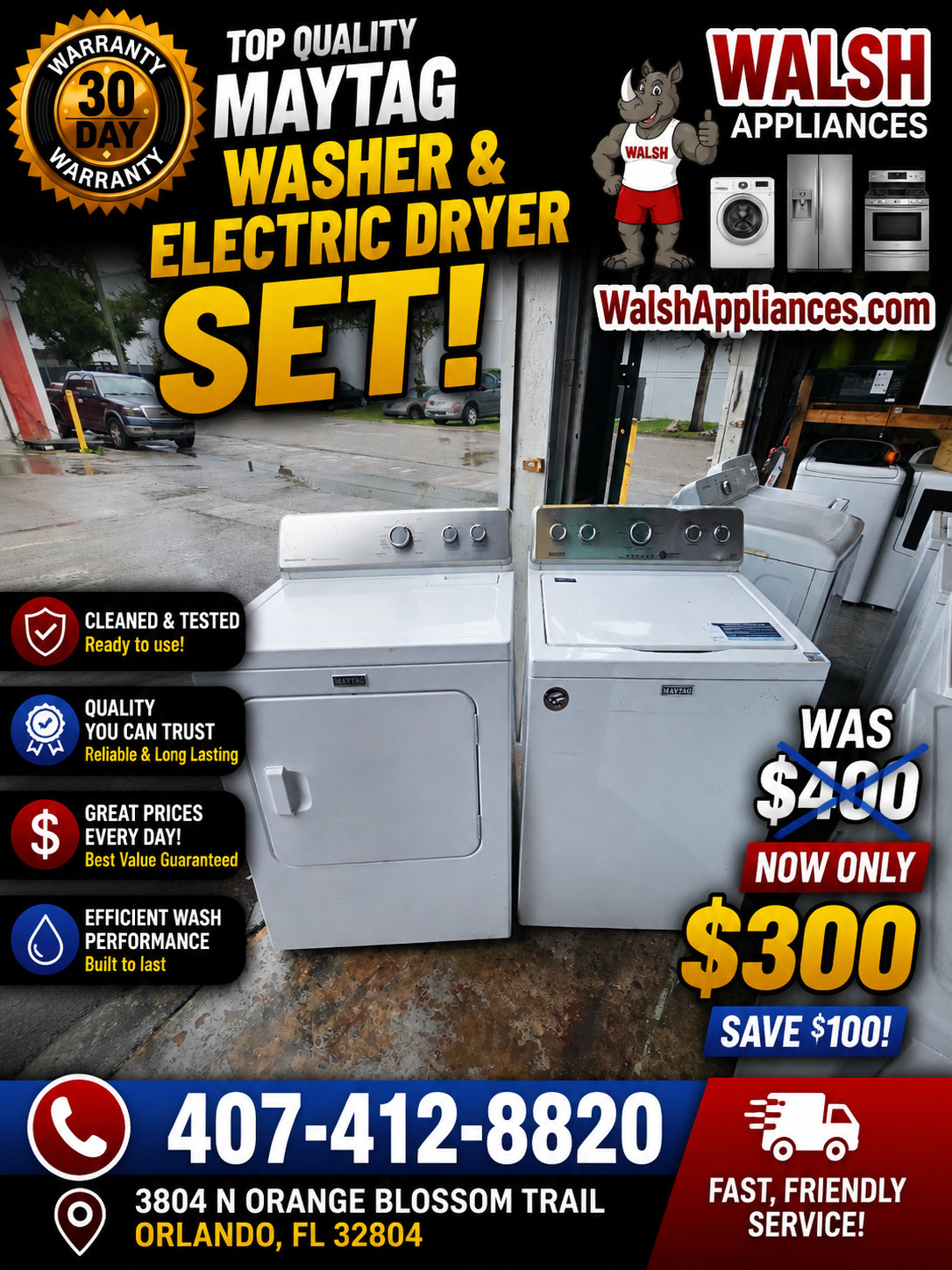 Maytag Washer And Electric Dryer Set