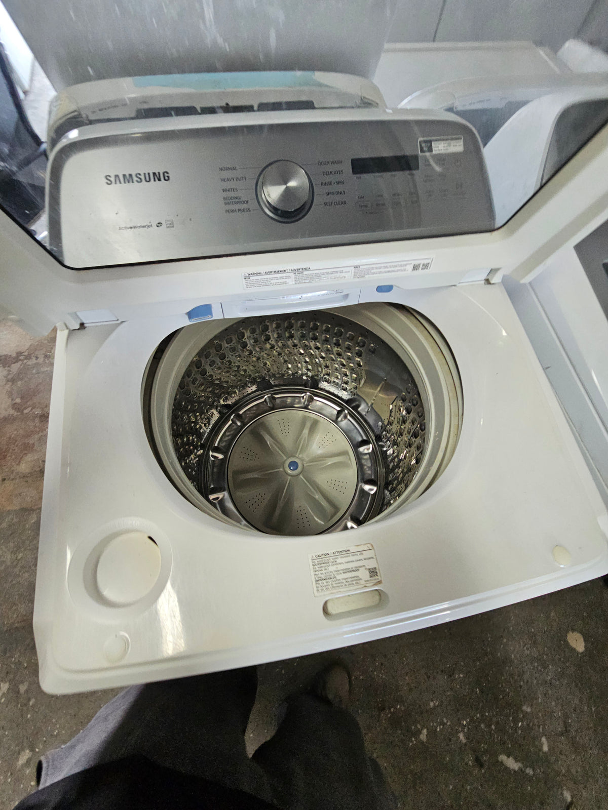 Samsung 5.4 Cu. Ft. High-Efficiency Top Load Washer with Active WaterJet