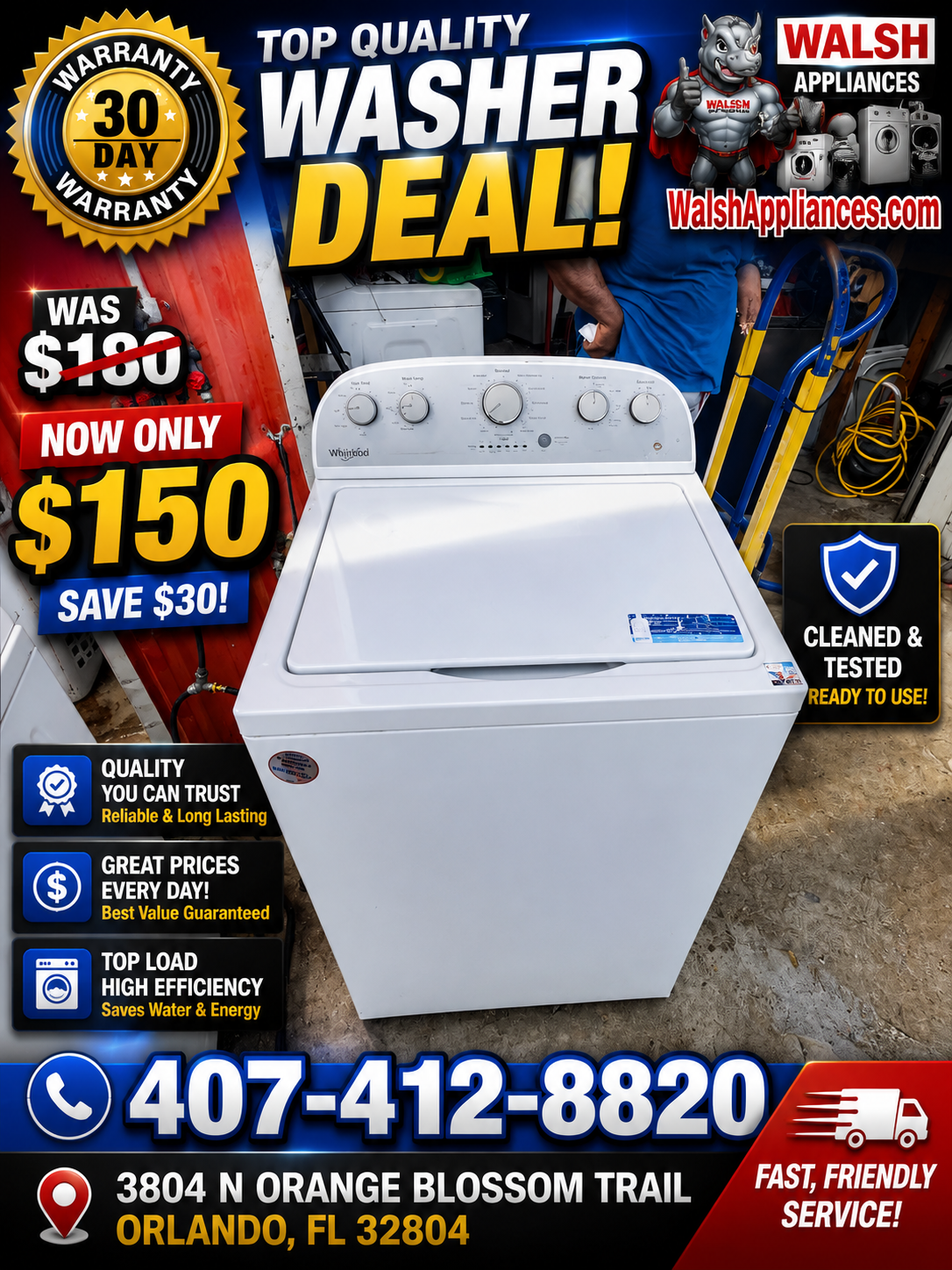 Whirlpool 3.8 Cu. Ft. Top-Load Washer