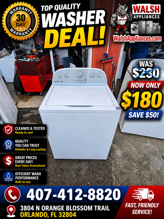Whirlpool 3.8 Cu. Ft. Top Load Washer