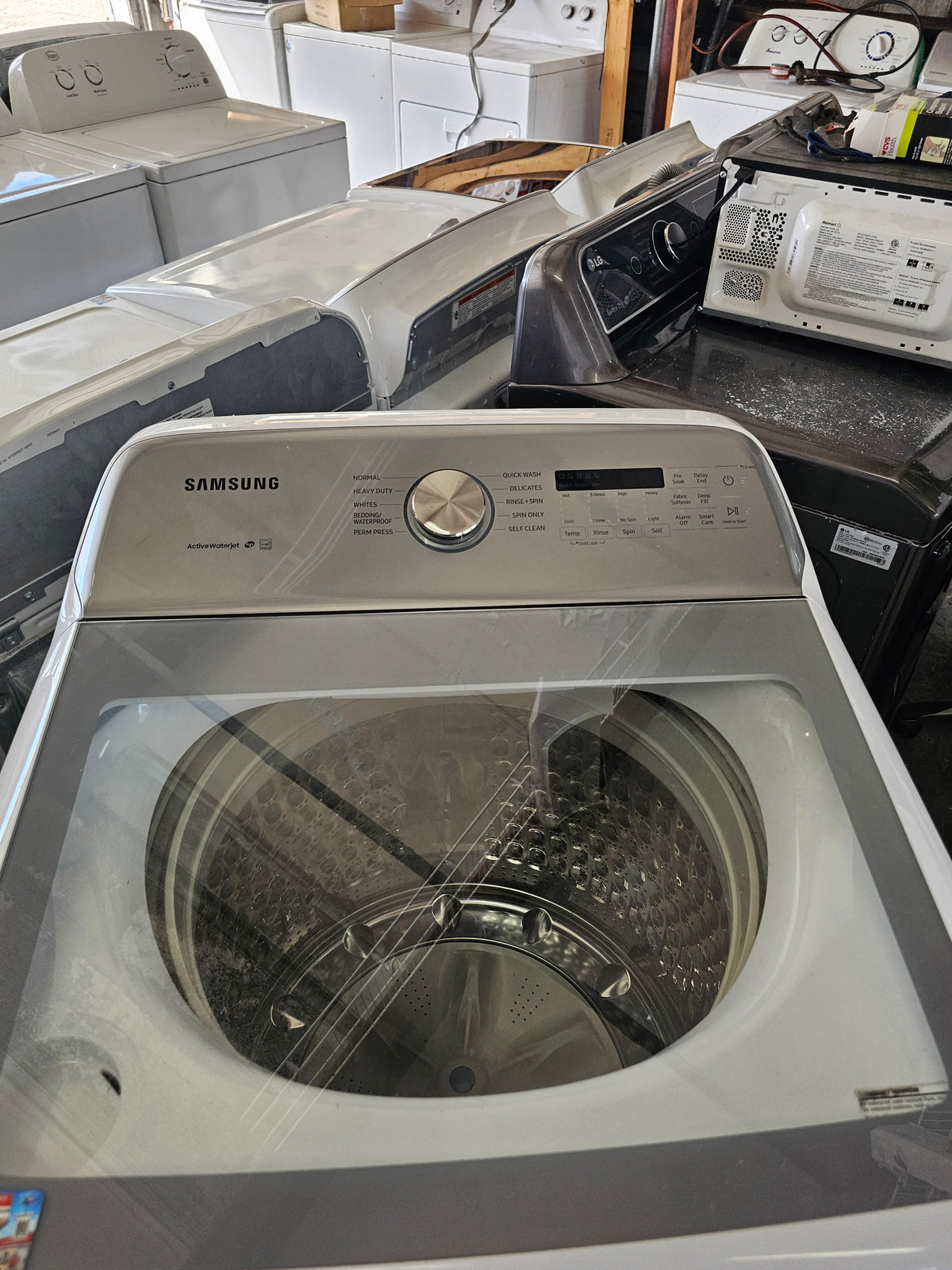 Samsung 5.0 Cu. Ft. High-Efficiency Top Load Washer with Active WaterJet