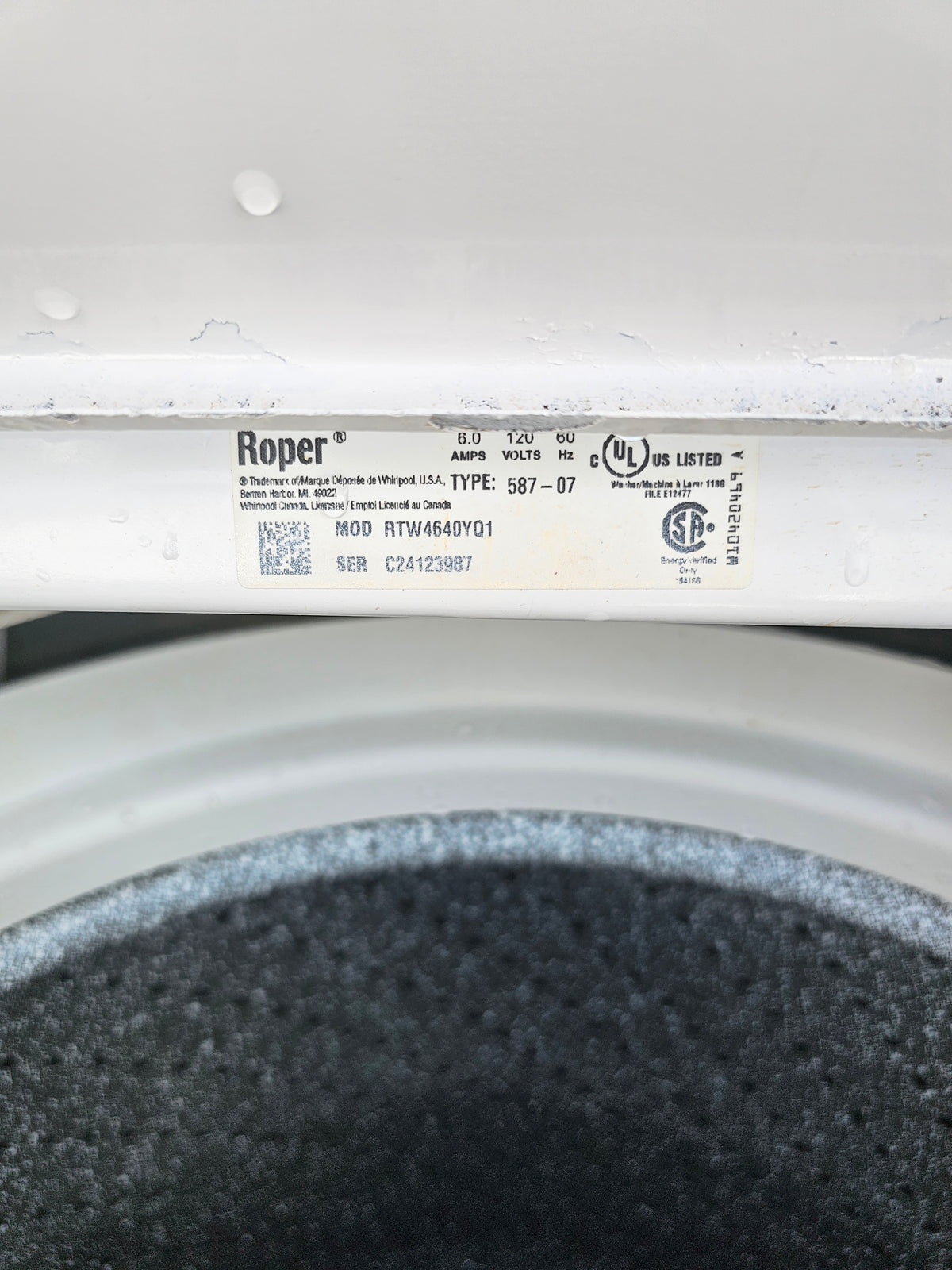 Roper Top-Load Washer