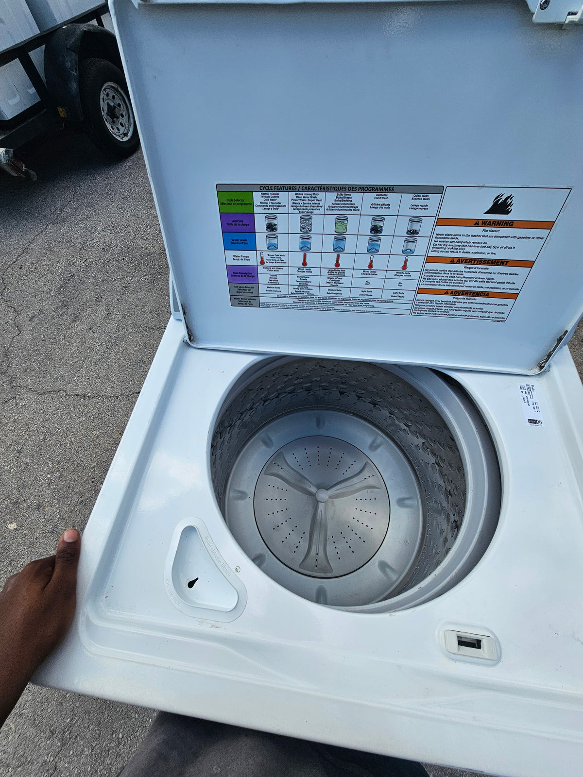 Whirlpool WTW5000DV Top Load Washer