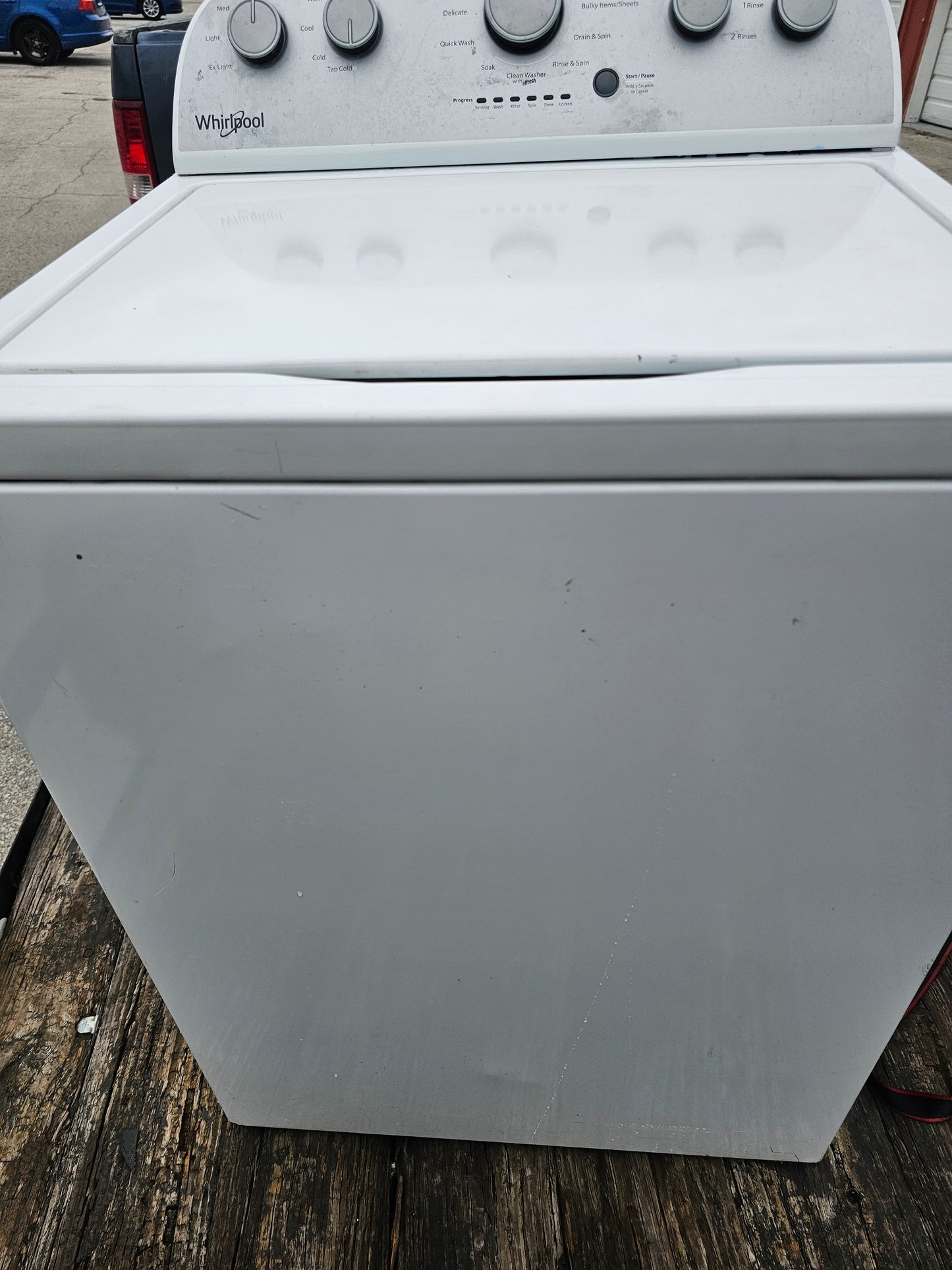 Whirlpool Top Load Washer with Deep Water Wash