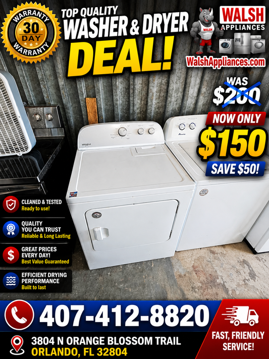 Whirlpool 7.0 Cu. Ft. Electric Dryer