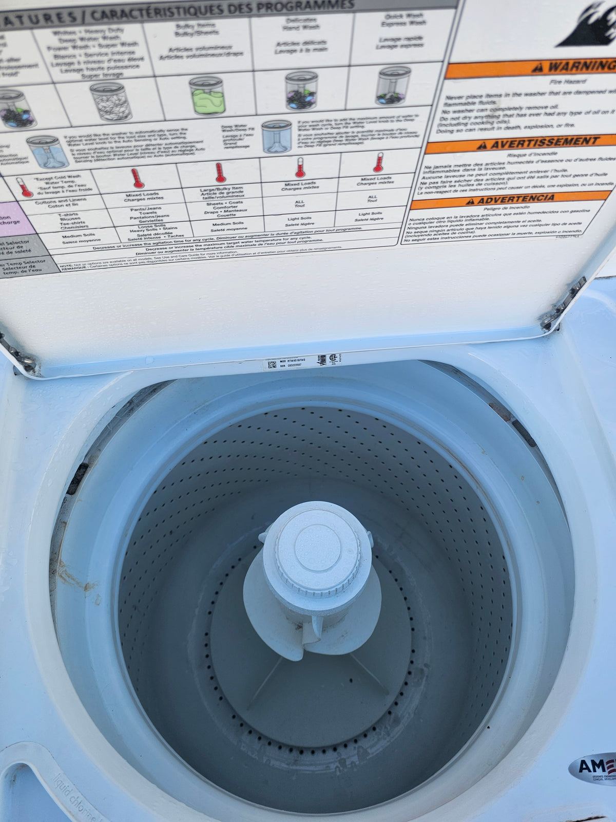 Roper 3.5 Cu. Ft. Top-Load Washer