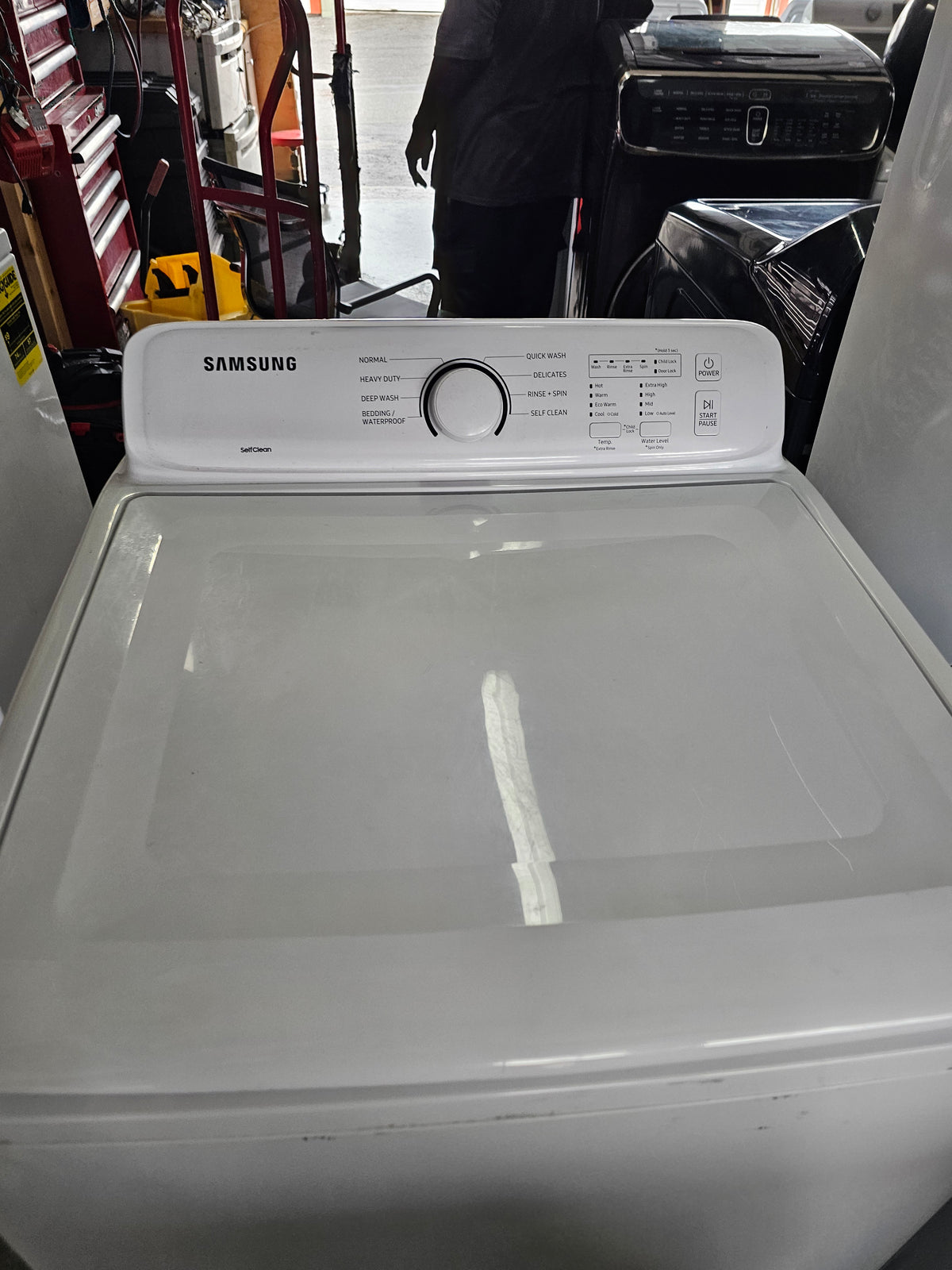 Samsung 4.1 Cu. Ft. High-Efficiency Top Load Washer