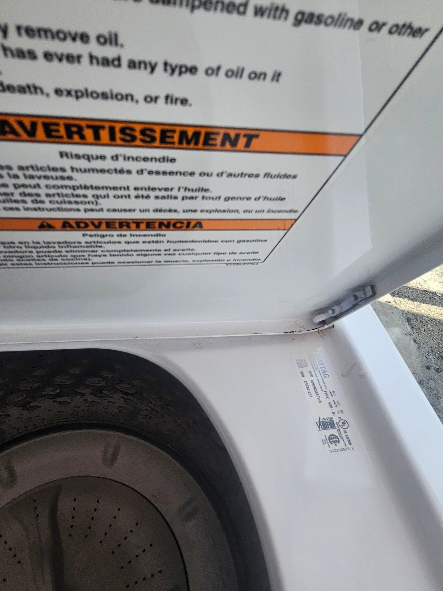 Maytag MVWC565FW0 Top-Load Washer