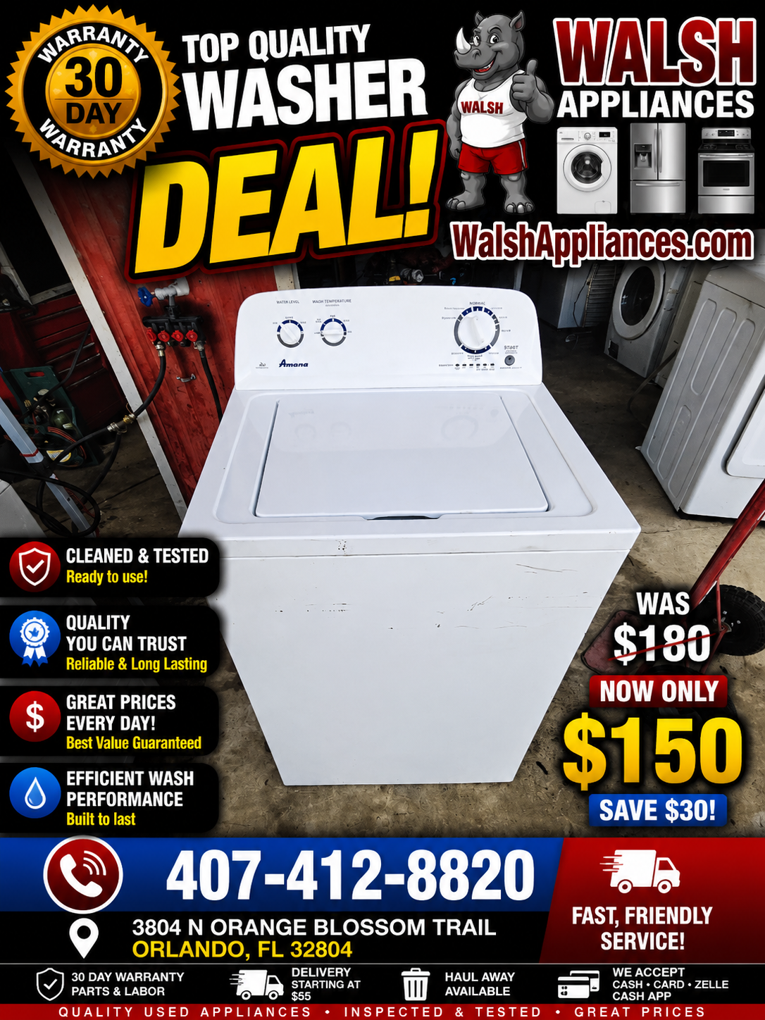 Amana 3.8 Cu. Ft. Top Load Washer