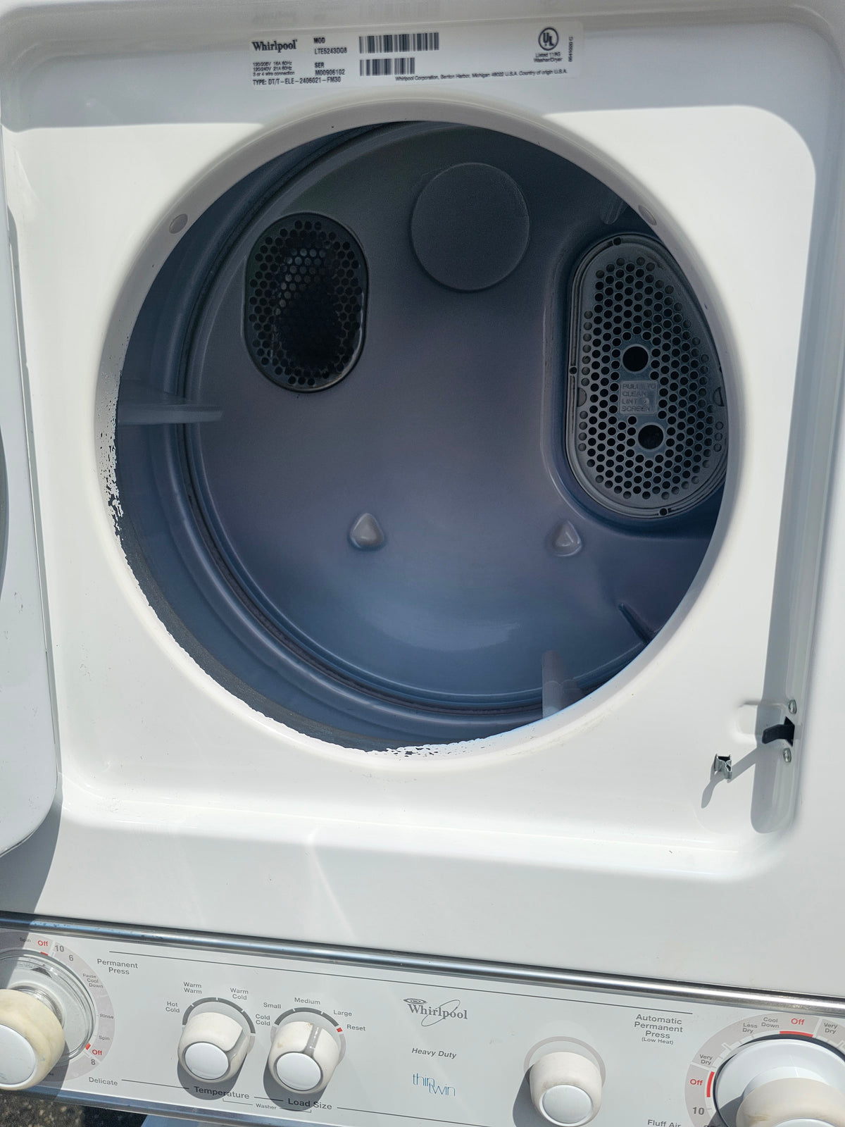 Whirlpool Electric Laundry Center (Washer & Dryer Combo)