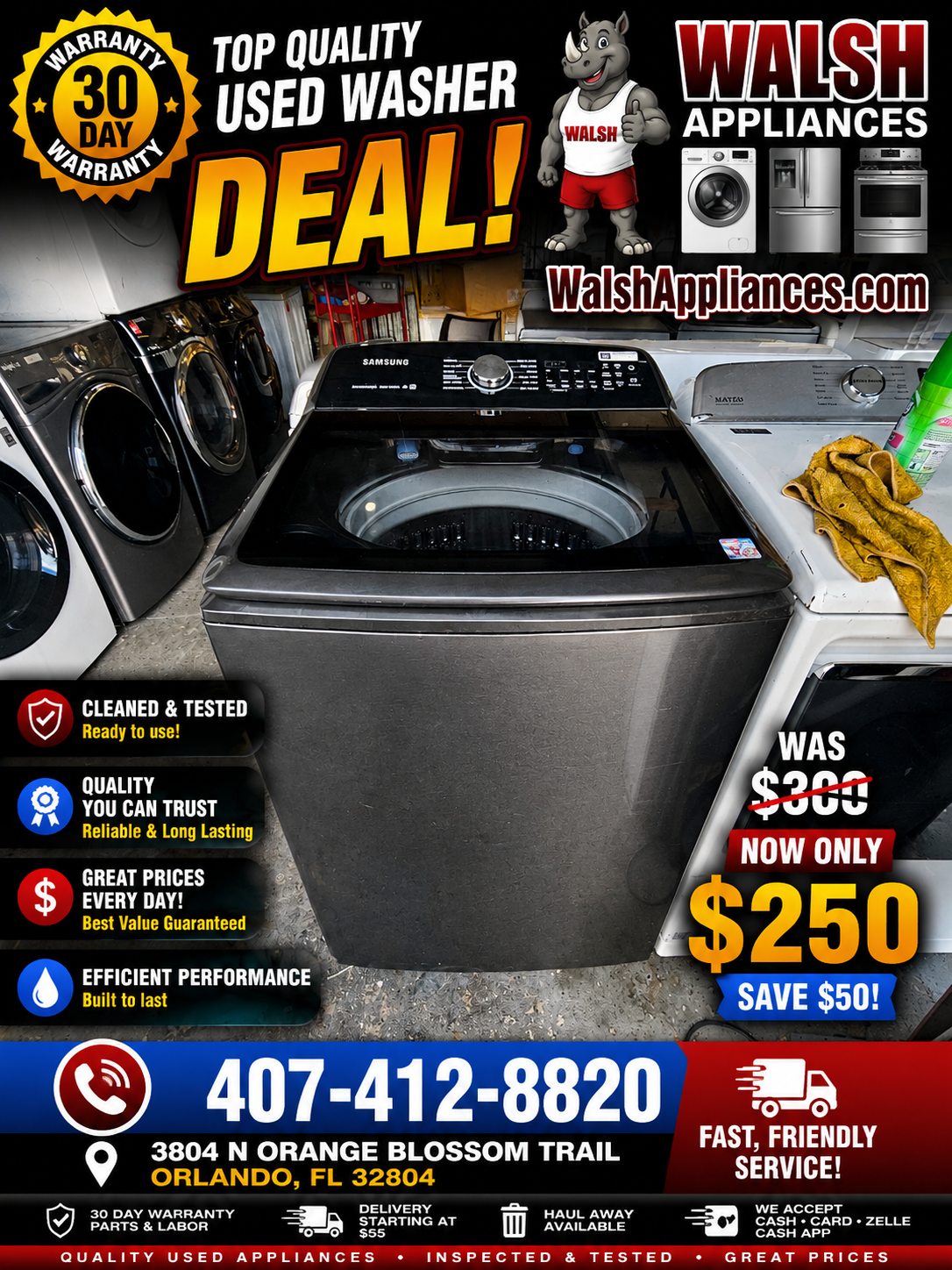 Samsung 5.0 cu. ft. High-Efficiency Top Load Washer