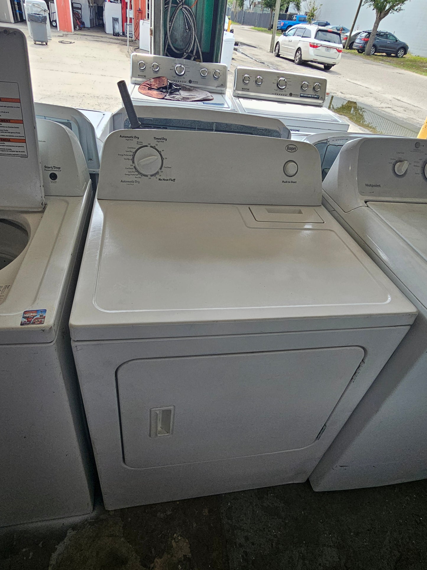 Roper washer and electric dryer set