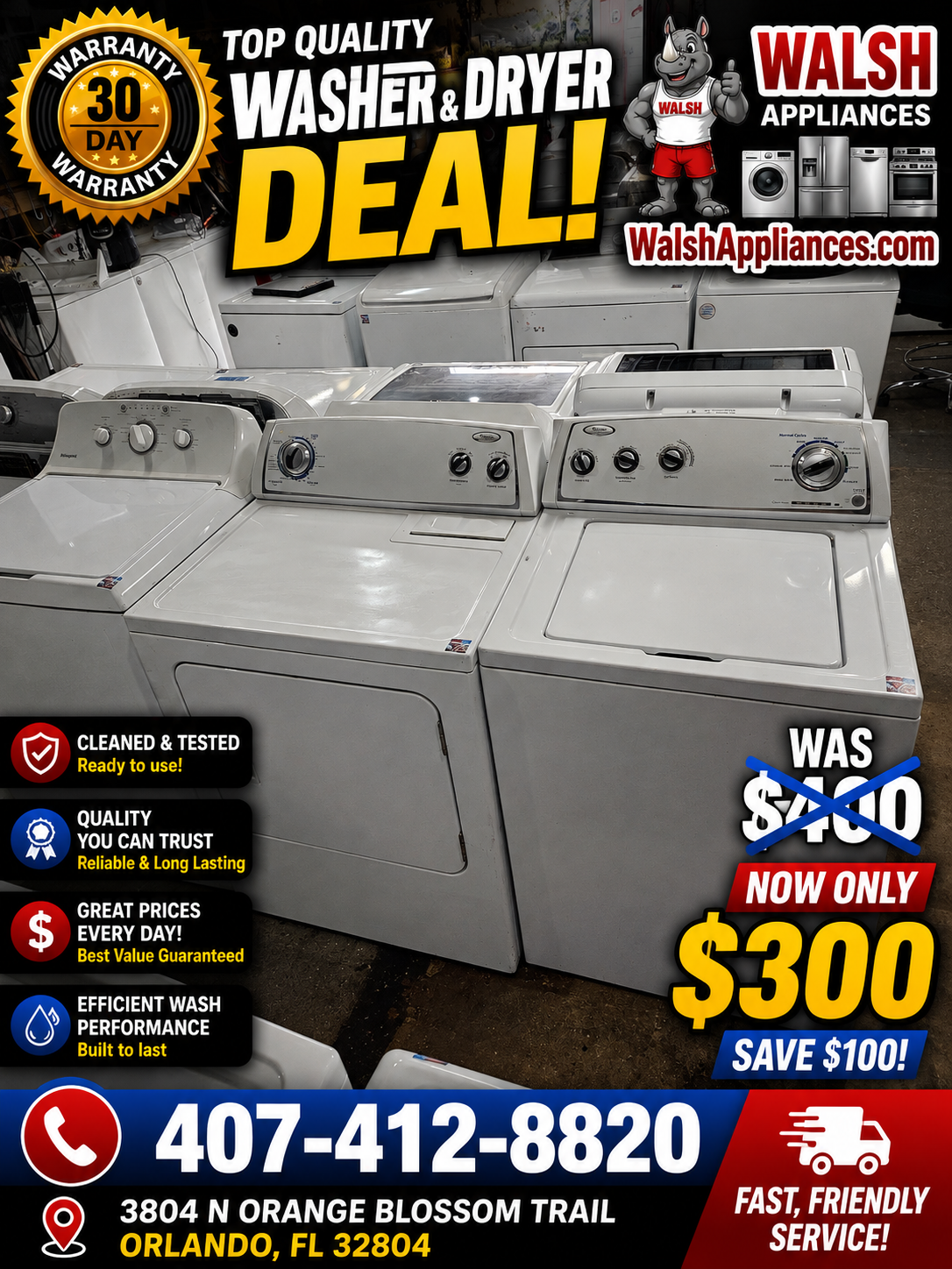 Whirlpool Washer And Electric Dryer Set