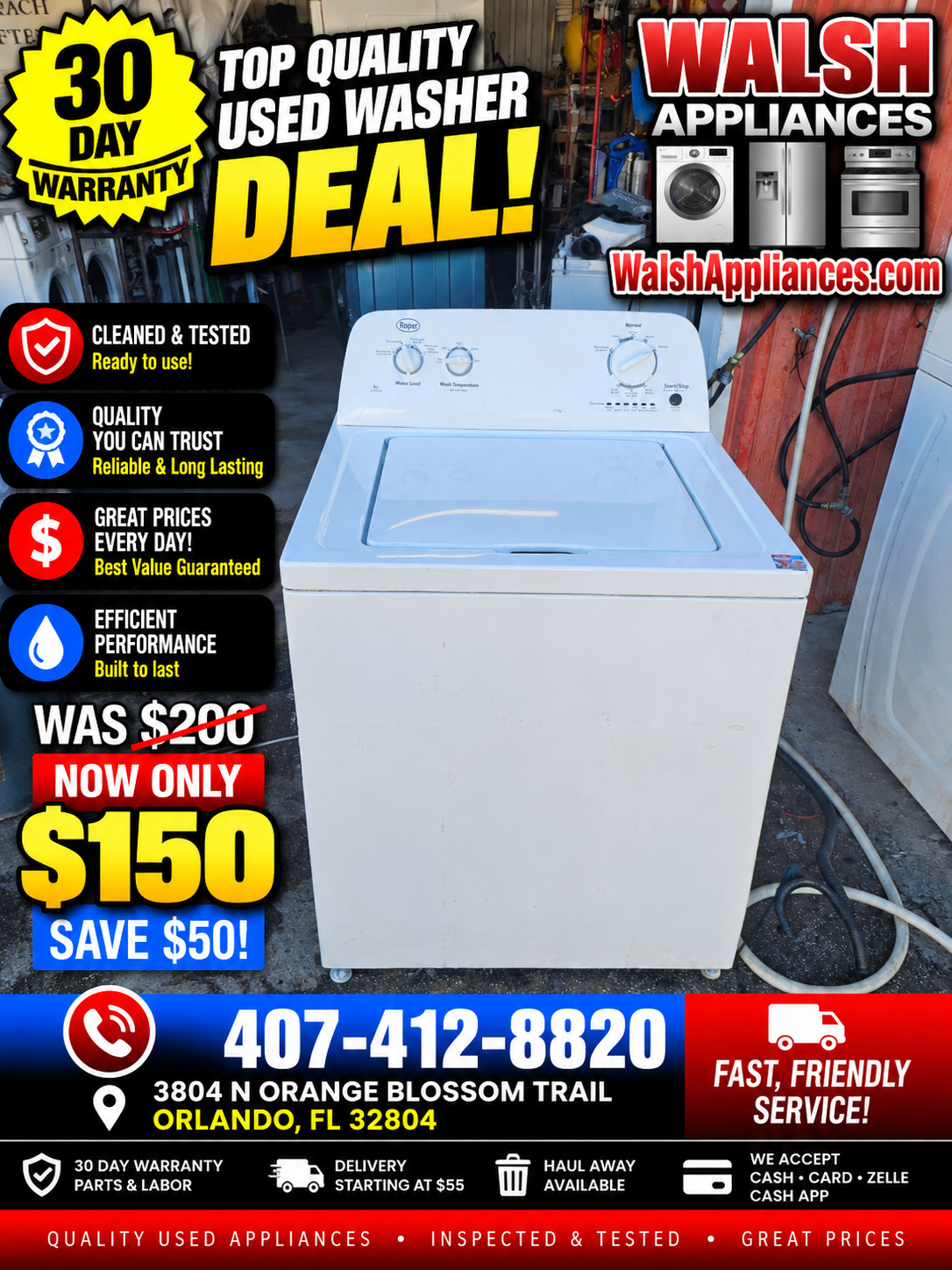 Roper 3.5 Cu. Ft. Top-Load Washer