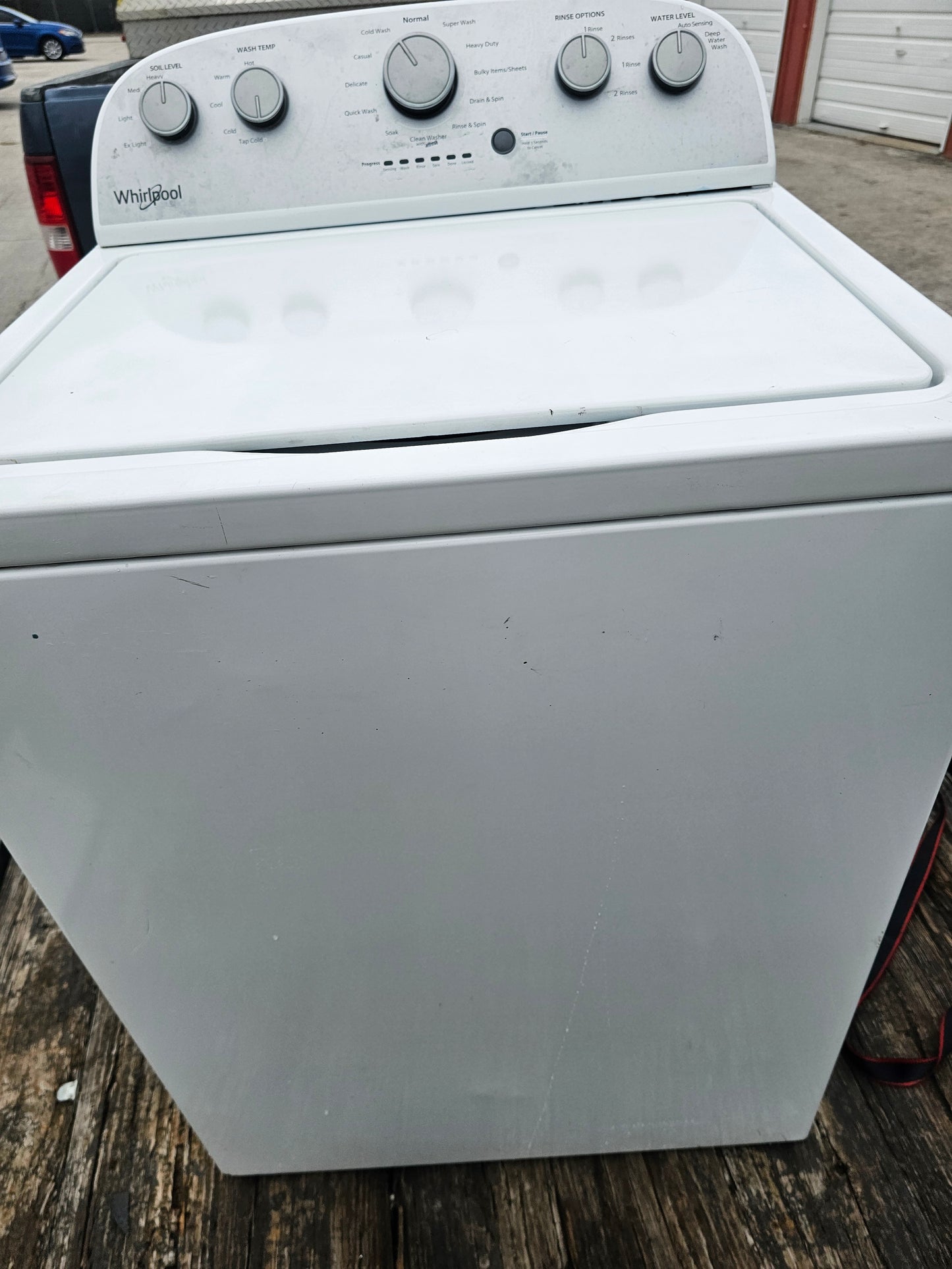 Whirlpool Top Load Washer with Deep Water Wash