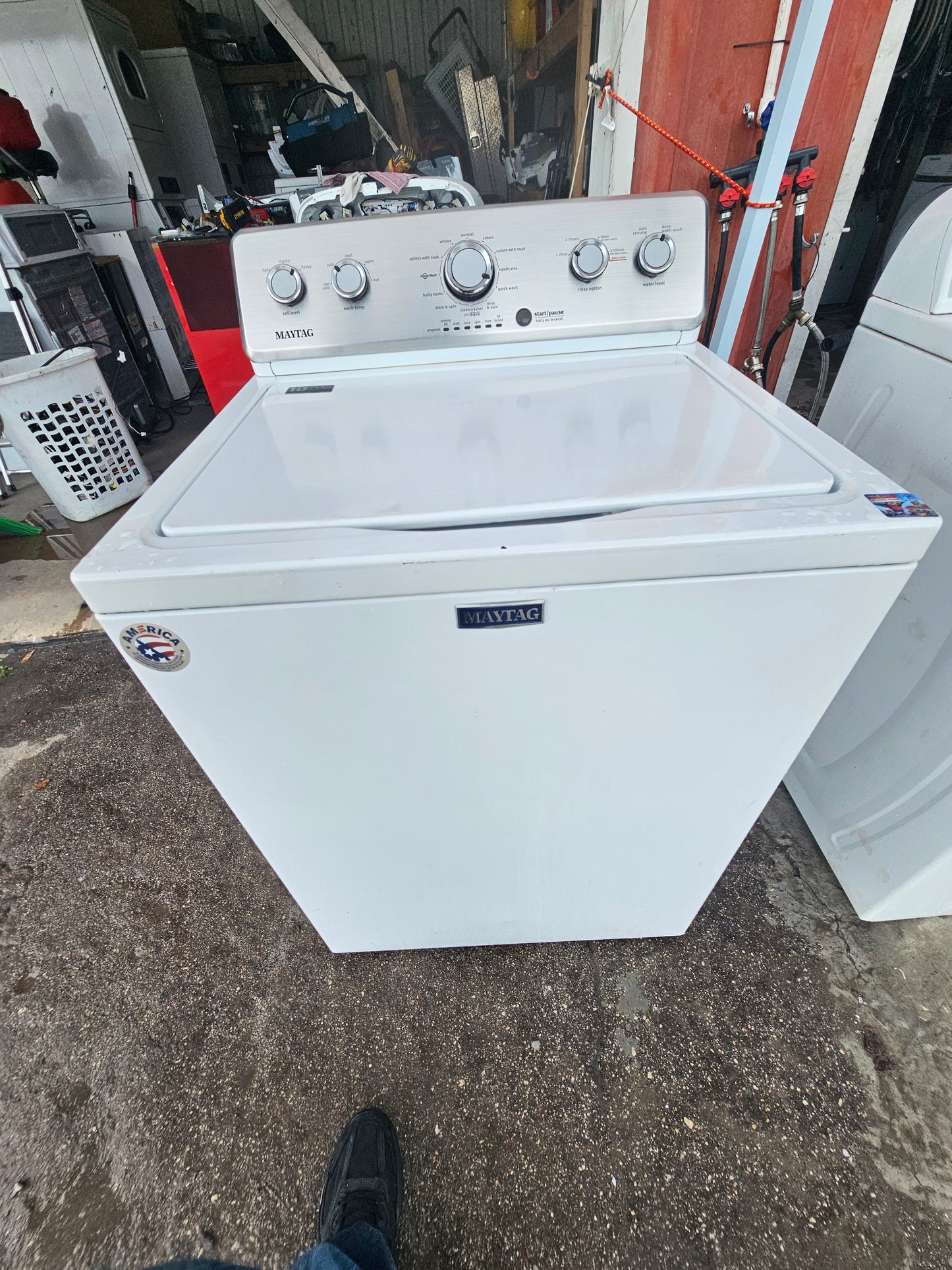 Maytag Top Load Washer with Deep Fill Option