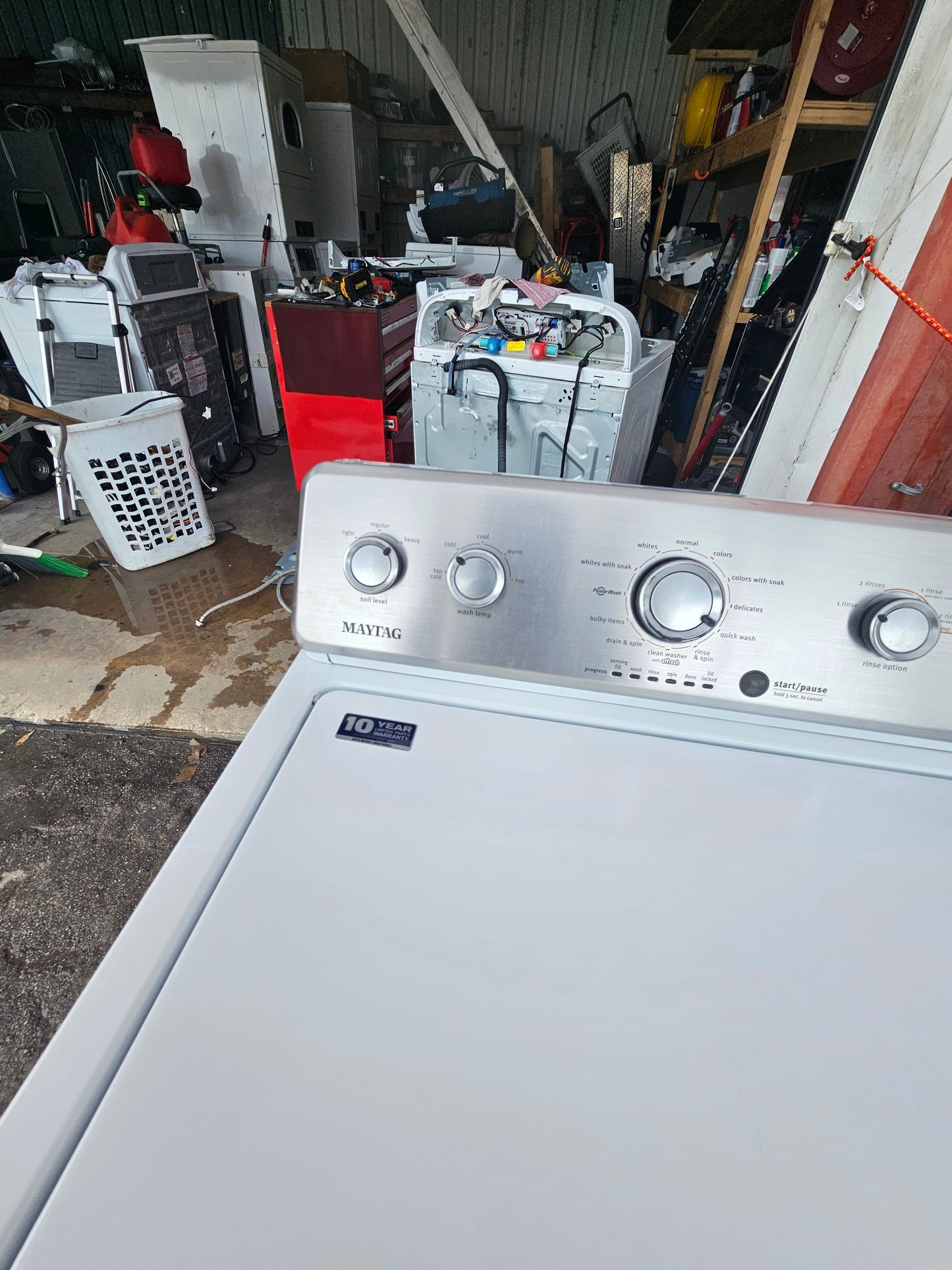 Maytag Top Load Washer with Deep Fill Option