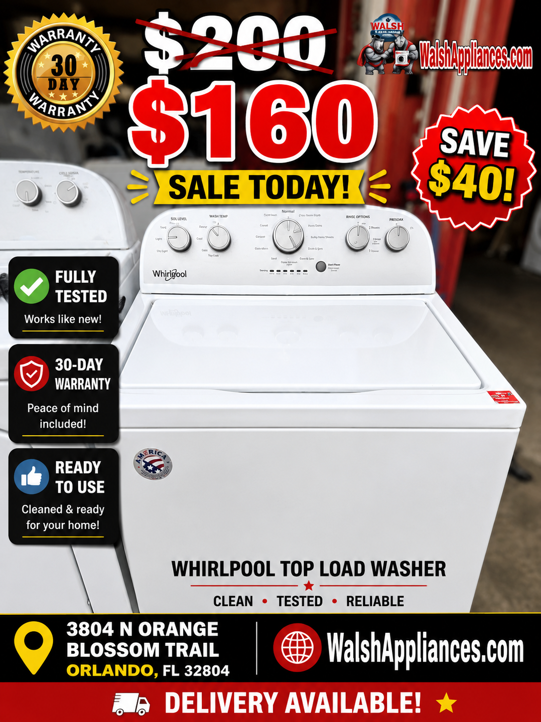 Whirlpool WTW5000DW3 Top-Load Washer