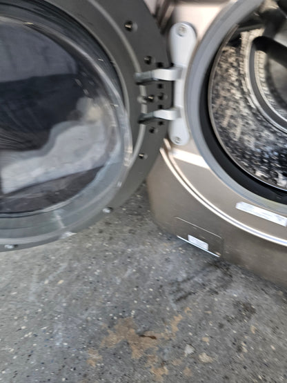 Samsung Washer And Electric Dryer Sst