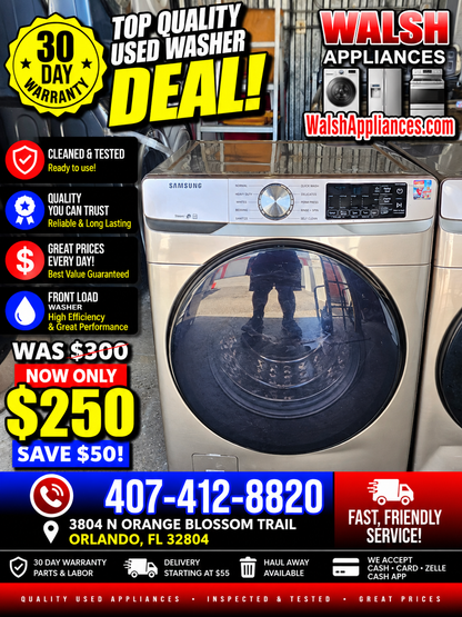 Samsung 4.5 cu. ft. Smart High-Efficiency Front Load Washer