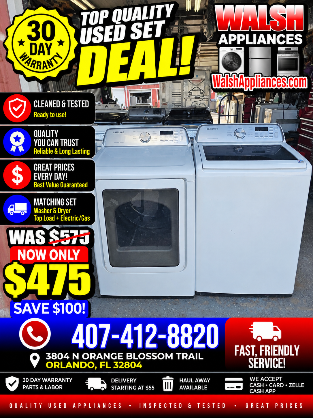 Samsung Washer & Dryer Set