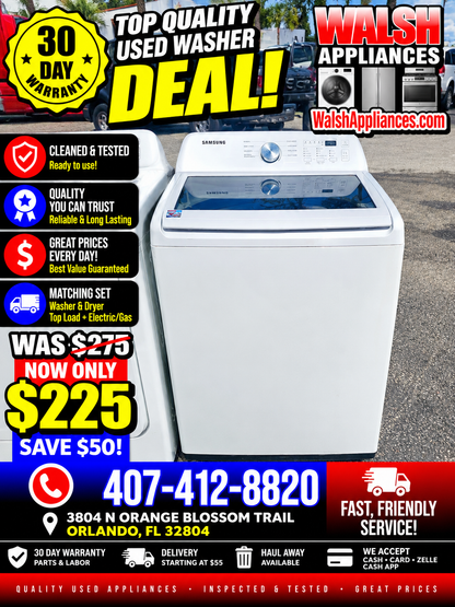 Samsung 4.4 Cu. Ft. Top Load Washer with Agitator