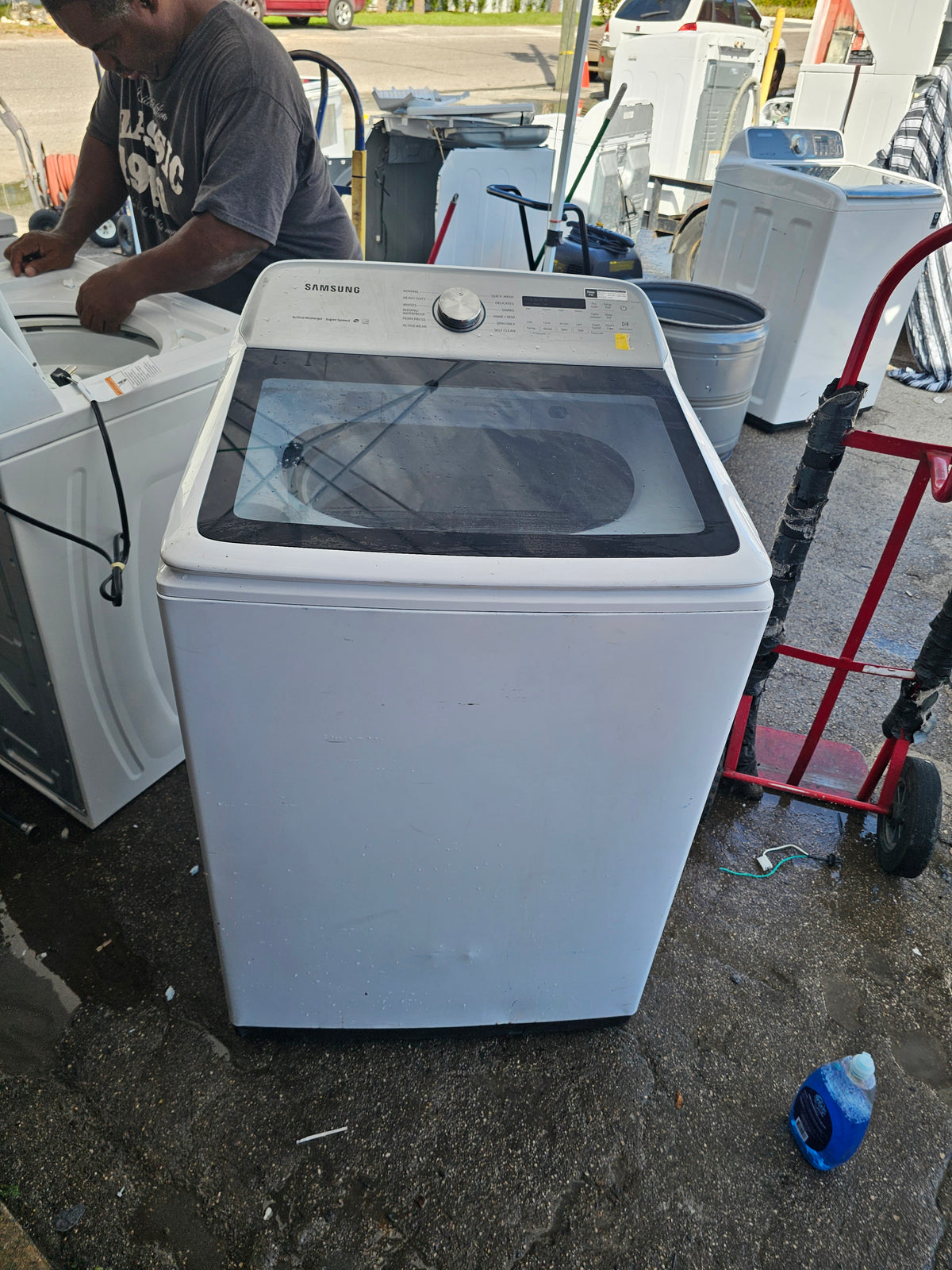 Samsung 5.0 Cu. Ft. High-Efficiency Top Load Washer with Active WaterJet