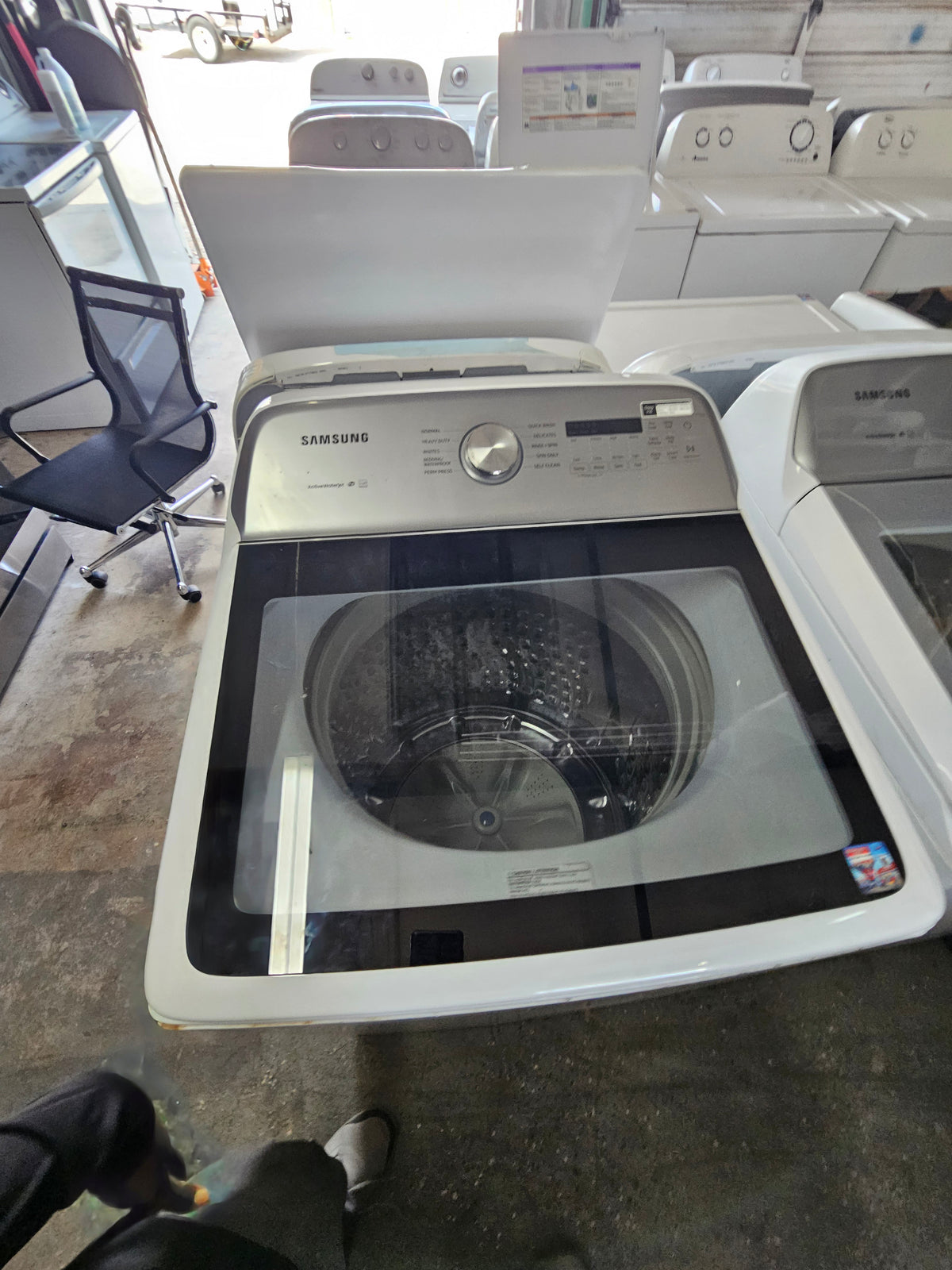Samsung 5.4 Cu. Ft. High-Efficiency Top Load Washer with Active WaterJet