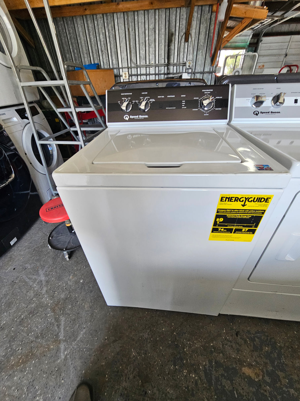 Speed Queen Washer And Electric Dryer Set