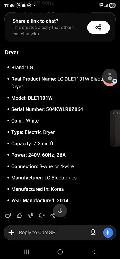 Lg Washer And Electric Dryer Set