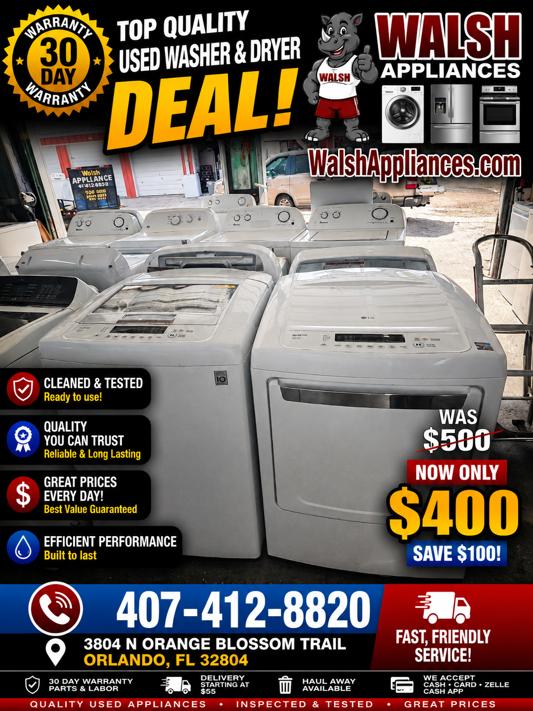 Lg Washer And Electric Dryer Set